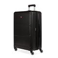 SwissGear 8090 Hardside Expandable Luggage with Spinner Wheels, Black, Checked-Large 28-Inch
