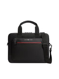 Tommy Hilfiger Men's Foundation Computer Bag, BLACK One Size