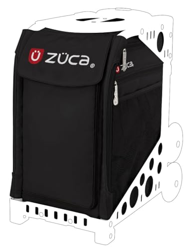 ZUCA Sport Insert Bag Only – Replacement Fabric Bag (Frame Not Included) - Obsidian