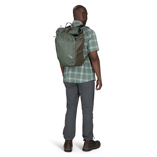 Osprey Transporter Roll Top Commuter Backpack, Pine Leaf