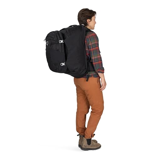 Osprey Fairview 55L Women's Travel Backpack - Carry On Bag with Personal Item Sized Detachable Daypack, Cascade Blue-Torrent Blue