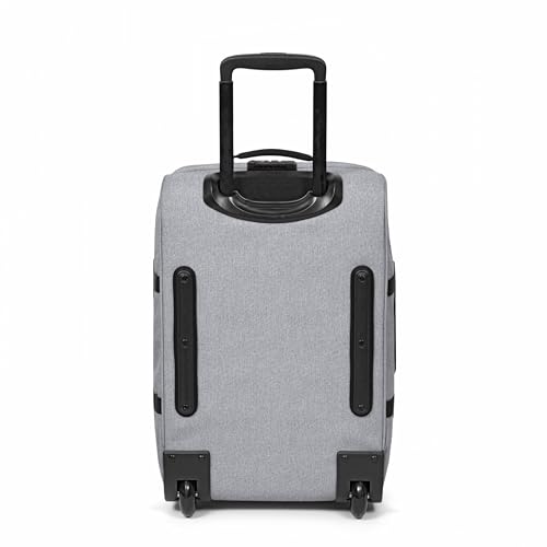 Eastpak Tranverz S – 42L Large Wheeled Luggage with Dual Compartments, TSA Lock, Compression Straps & Smooth-Wheeling System, Sunday Grey