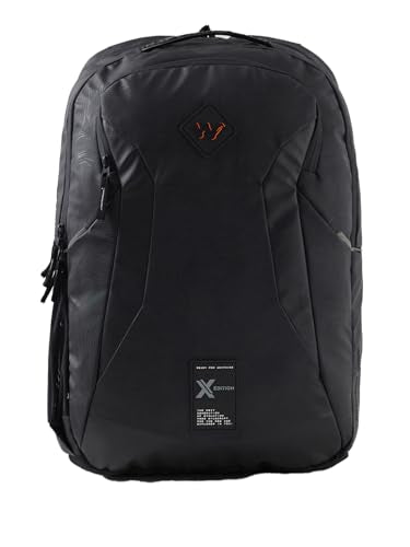 Wildcraft Polyester Torres 20 Laptop Backpack for Travel, Gym, Office | Unisex Backpack with Rain cover | Bags for Mens & Womens (Topo_Black,20 L)