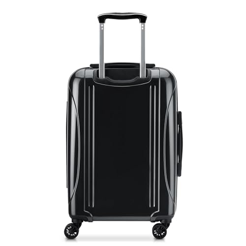 DELSEY PARIS Helium Aero Hardside Expandable Luggage with Spinner Wheels, Black, Carry-On Plus 21 Inch