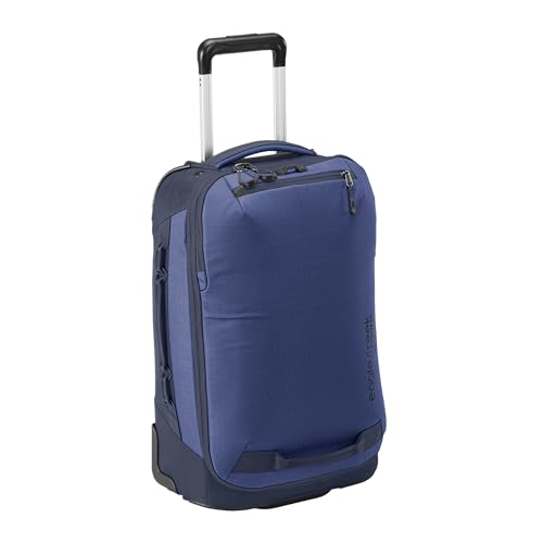Eagle Creek Expanse 2-Wheel 21.25" Convertible International Carry-On Luggage – Backpack Straps – Durable, Water-Resistant, Lightweight – Travel-Ready Suitcase – Pilot Blue