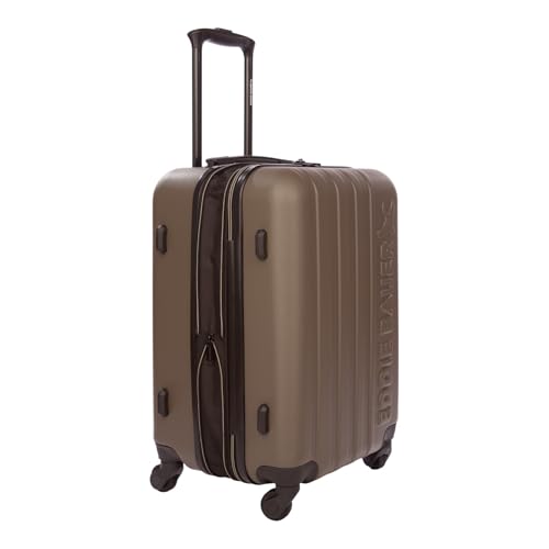 Eddie Bauer Flatiron Carry-On 22" Luggage | Hardside | Spinner Wheels | Expandable | Lightweight | Travel Essentials - Dark Fatigue