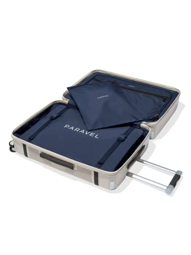 Paravel Women's Aviator Grand Suitcase, Domino Black, Checked Grand