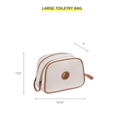 DELSEY PARIS Chatelet 2.0 Toiletry and Makeup Travel Bag, Angora