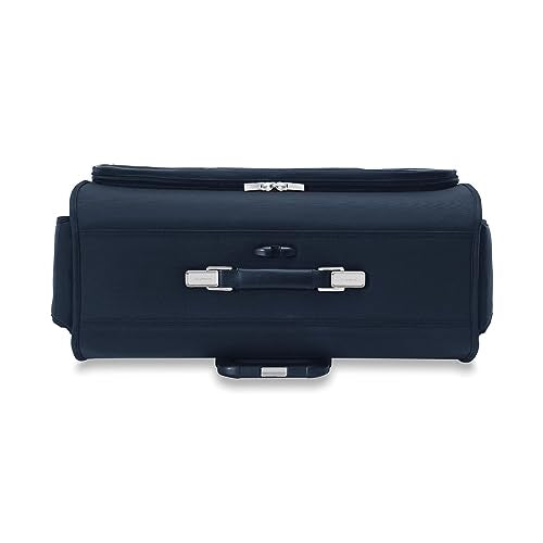 Briggs & Riley Deluxe Wardrobe Spinner - Checked Luggage for Travel, Suitcases with Wheels, Softside Rolling Bag for Men & Women, Built in Hook for Clothes - Baseline Collection, Navy