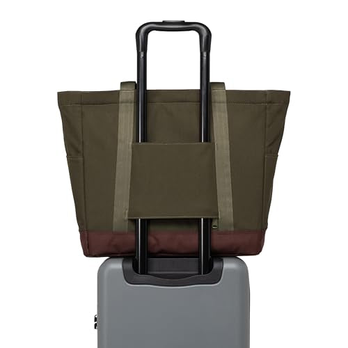 Herschel Supply Co. Heritage Tote Bag, Ivy Green/Chicory Coffee, 24.5 L
