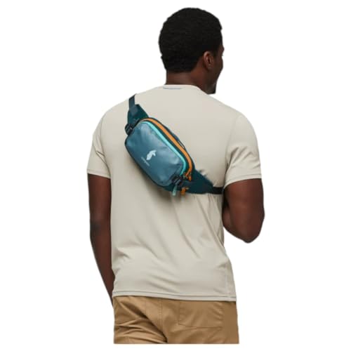 Cotopaxi Allpa X 1.5L Hip Pack, Blue Spruce and Abyss