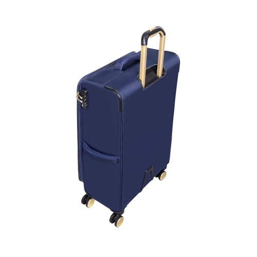 It Luggage Glimmering 22" Softside Carry-On 8 Wheel Expandable Spinner, Ocean Cavern