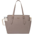 LOVEVOOK Laptop Tote Bag for Women With Large Cup Holder, Leather Work Tote Bag for Women,15.6 Inch Professional Computer Briefcase Business Teacher Commuter Shoulder Bag,Office Travel Gift