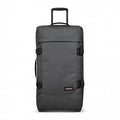 Eastpak Tranverz M – 78L Large Wheeled Luggage with Dual Compartments, TSA Lock, Compression Straps & Smooth-Wheeling System, Black Denim