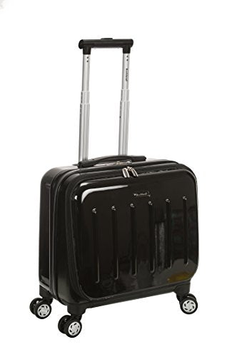 Rockland Revolution Hardside Rolling Computer Case, Carry-On, Black
