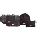 Eddie Bauer 5 Set Packing Organizer Cubes for Suitcases, Travel Essentials for Carry on, Lugagge Oganizer Bags Set Accessories, Black