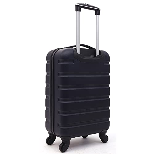 Wrangler 21.5" Spinner Carry-On Luggage, Navy Blue