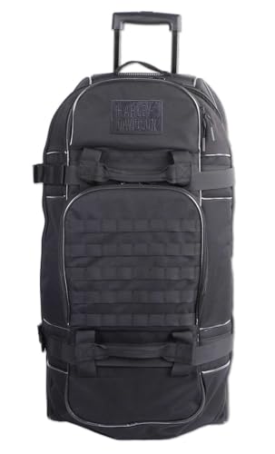 Harley-Davidson Rugged Polyester Large Rolling Duffel Bag - Black (33")