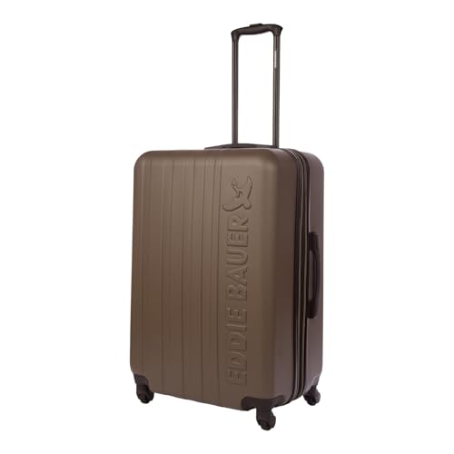 Eddie Bauer Flatiron Check-In 28" Luggage | Hardside | Spinner Wheels | Expandable | Lightweight | Travel Essentials - Dark Fatigue