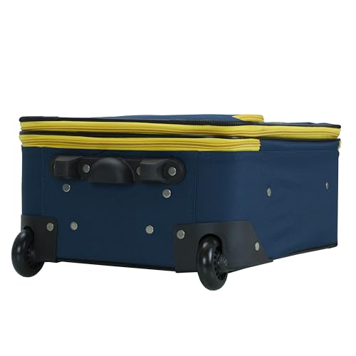 Rockland Fashion Softside Upright Luggage Set, Navy, 2-Piece (14/19)