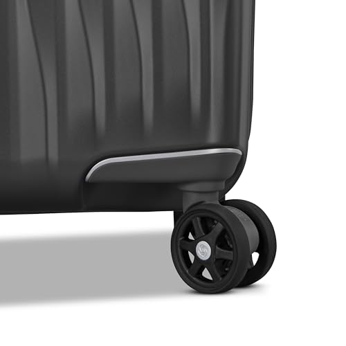 Samsonite UpLIFT Large Checked Hardside Luggage with Spinner Wheels - Airline-Approved, TSA Lock, Adjustable Handle System - Polycarbonate Hard Suitcase for Ultra Lightweight Travel - Phantom Black
