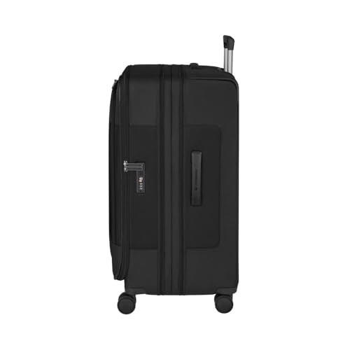 Victorinox Werks Traveler 7.0, Large Case, 8-Wheel Softside Expandable Travel Case, Black