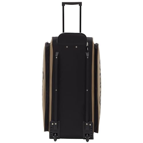 Wrangler Wesley Rolling Duffel Bag, Tannin, Large 30-Inch