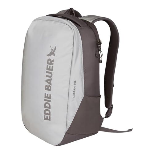 Eddie Bauer High Beam Backpack | Travel | Daypack | Commuter | Laptop Sleeve | Reflective | Outdoor | 30L Volume | Silver