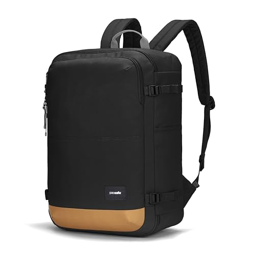 Pacsafe GO Anti Theft 34L Carry-on Backpack, Jet Black