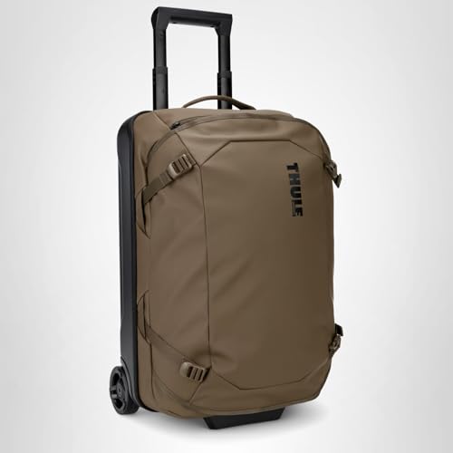 Thule Chasm Wheeled Duffel, Carry-on Compliant, Weather-Resistant Materials, Internal Divider, Easy to Pack Space, Small External Pocket