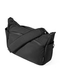 ALPAKA Flight Satchel 11L Messenger Crossbody Bag for Men and Women, Commuting, Business Travel, Daily Carry, Fits 12.9 Inch Tablet, Weatherproof Axoflux 210D Ripstop Nylon, Black