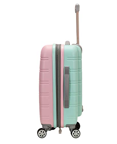 Rockland Melbourne Hardside Expandable Spinner Wheel Luggage, Carry-On 20", Mint