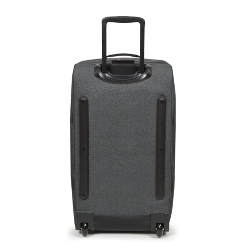 Eastpak Tranverz M – 78L Large Wheeled Luggage with Dual Compartments, TSA Lock, Compression Straps & Smooth-Wheeling System, Black Denim
