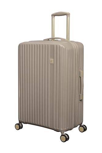 It Luggage Luxuriant 3 Piece Hardside 8 Wheel Expandable Spinner Set, Vintage Grey
