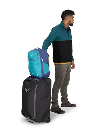 Osprey Daylite Expandable 26+6 Travel Pack, Blue Spikemoss/Alkaline