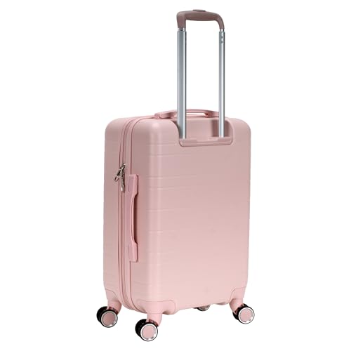 Rockland Palm Beach Hardside 20" ABS Carry On, Pink