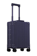 All-Aluminum 21" Vertical Carry-On Business Briefcase, TSA-Approved Hardshell Case, Spinner Wheels, Laptop Compartment, Aluminum Frame Cabin Bag for Travel & Business, Durable & Sleek (Sapphire)