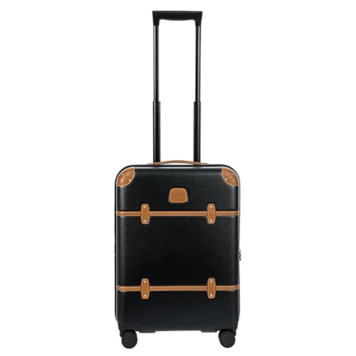 Bric's Bellagio 21" Expandable Cabin Trolley, Airline Approved, Spinner - Black