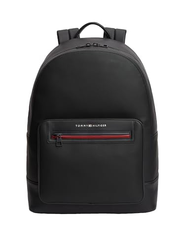 Tommy Hilfiger Men's Foundation Backpack, BLACK One Size
