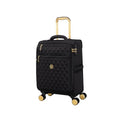 It Luggage Glimmering 22" Softside Carry-On 8 Wheel Expandable Spinner, Black