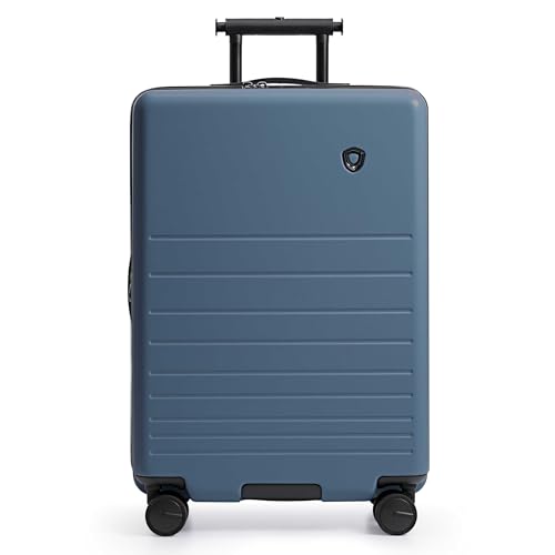 Traveler's Choice Markham Hardside Expandable Luggage with Hinomoto Spinner Wheels, 26-Inch Medium, Navy