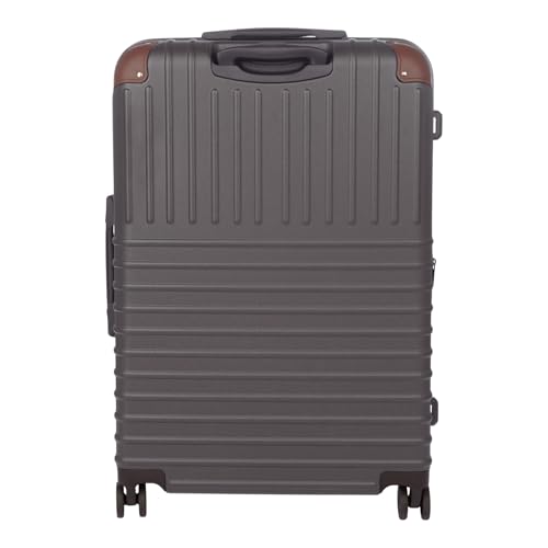 Eddie Bauer Strata Luggage | Hardside | Spinner Wheels | Expandable | Lightweight | Travel Essentials, Cinder, 30" (Check-In)