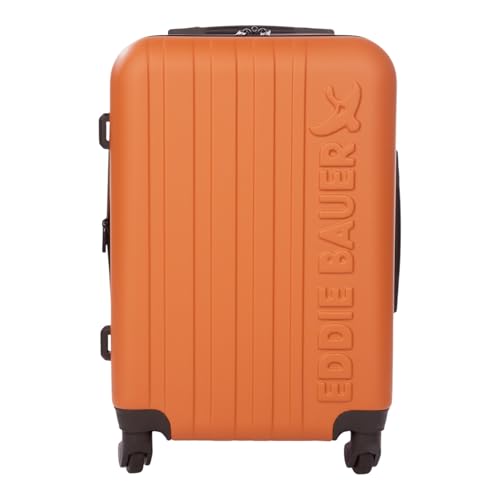 Eddie Bauer Flatiron Carry-On 22" Luggage | Hardside | Spinner Wheels | Expandable | Lightweight | Travel Essentials - Paprika