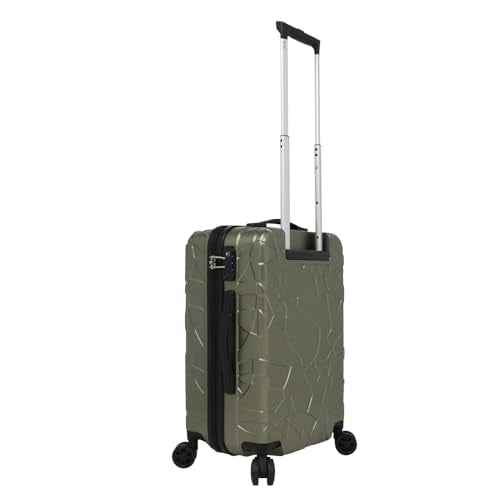 Chariot Crystal 3-Piece Expandable Lightweight Spinner Luggage Set - Champagne