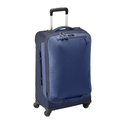 Eagle Creek Expanse 4-Wheel 26" Luggage – Durable Checked Spinner Suitcase with Expandable Capacity – Rugged Fabric, Lockable Zippers & Grab Handles – Travel-Ready – Pilot Blue