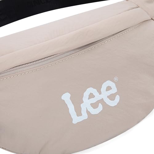Lee Fanny Packs for Women Water-Resistant Crossbody Bag Lightweight Waist Pack for Travel & Everyday Use, Khaki/Black