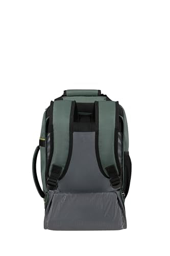 American Tourister Take2Cabin - easyJet Cabin Bag 36 x 20 x 45 cm, 38 L, 0.80 kg, Hand Luggage, Airplane Backpack M Underseater, Green (Dark Forest), 40 x 25 x 20 cm (Wheeled), Ryanair Cabin Bag on