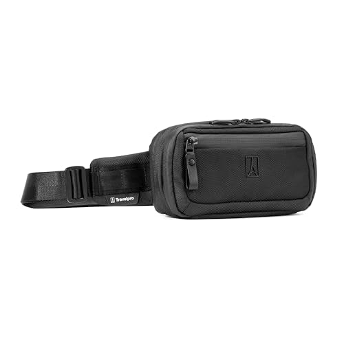 Travelpro Altitude Sling 2L, Water Resistant, Work, Business, Men and Women, Jet Black