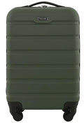 Wrangler 22" Hardside Spinner Carry-On Luggage, Olive