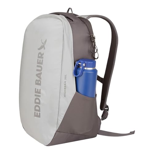 Eddie Bauer High Beam Backpack | Travel | Daypack | Commuter | Laptop Sleeve | Reflective | Outdoor | 30L Volume | Silver